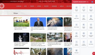 Bayrak Radyo Televizyon Kurumu, haber alma hakkının herkes için eşit ve erişilebilir olması gerektiği inancıyla bir ilke daha imza attı:’Erişilebilirlik Menüsü’