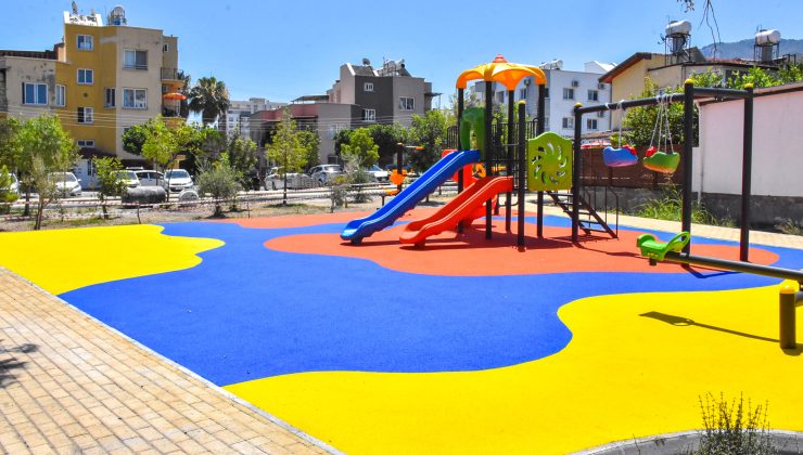 Girne Belediyesi’nden Sosyal Konut Bölgesi’ne yeni park düzenlemesi
