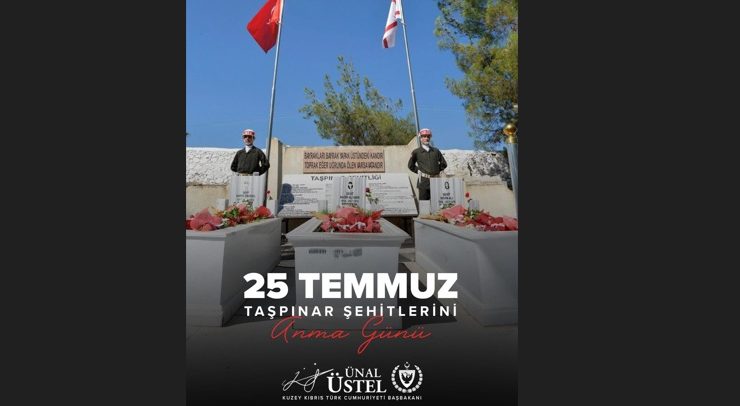 Başbakan Üstel, Taşpınar şehitlerini andı