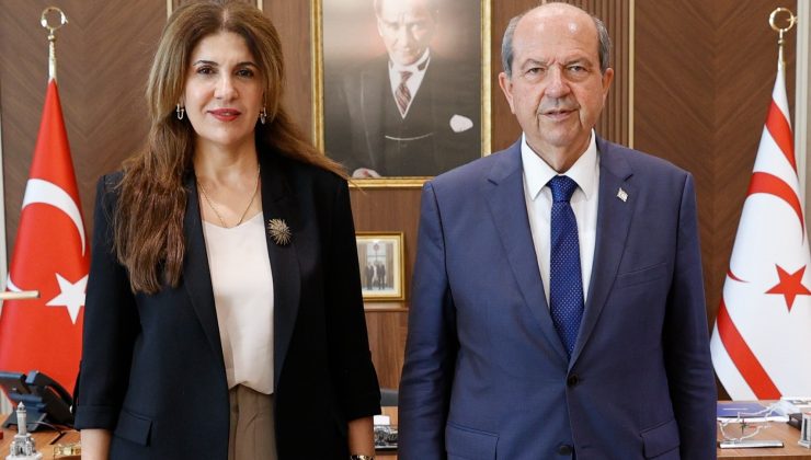 Cumhurbaşkanı Tatar, İstanbul Başkonsolosluğuna atanan Mendeli’yi kabul etti