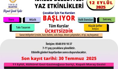 İskele Belediyesi çocuklara yönelik yaz etkinlikleri düzenleyecek