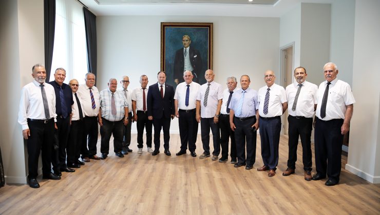 Öztürkler, Emekli Polisler Derneği heyetini kabul etti