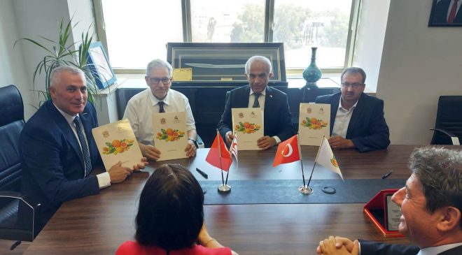 Narenciyede Türkiye ile KKTC’den örgütler arasında iş birliği anlaşması