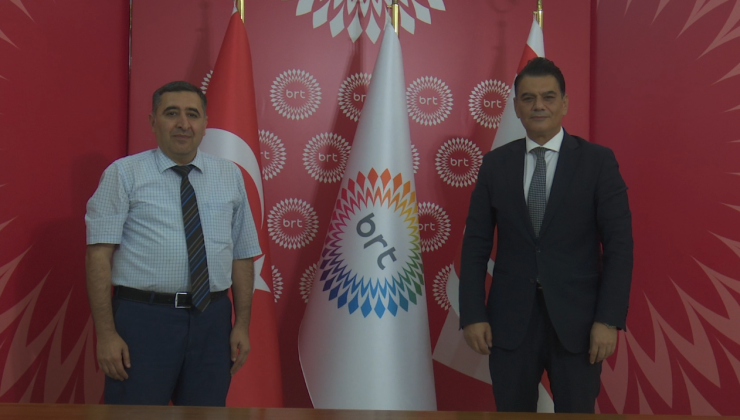 Azerbaycan Basın Konseyi Genel Sekreteri İsmailov, BRTK Yönetim Kurulu Başkanı Tokel ile görüştü