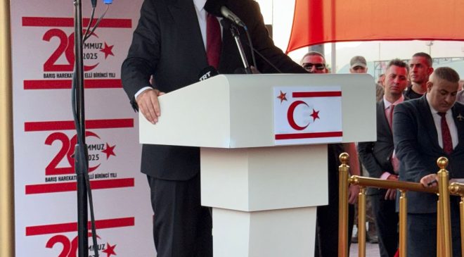 Cumhurbaşkanı Tatar: “Kıbrıs Türk halkı yeni vizyonuyla kararlı ve eşit bir aktör olarak sahadadır”