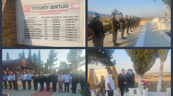 Topçuköy Şehitleri anıldı