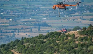 İzmir’in Çeşme, Buca, Ödemiş ilçelerindeki orman yangınları kontrol altına alındı