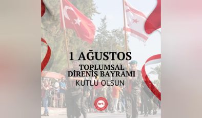 1 Ağustos Toplumsal Direniş Bayramı kutlu olsun…