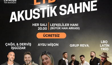 LTB Akustik Sahne konserleri ağustos boyunca Lefkeliler Hanı’nda
