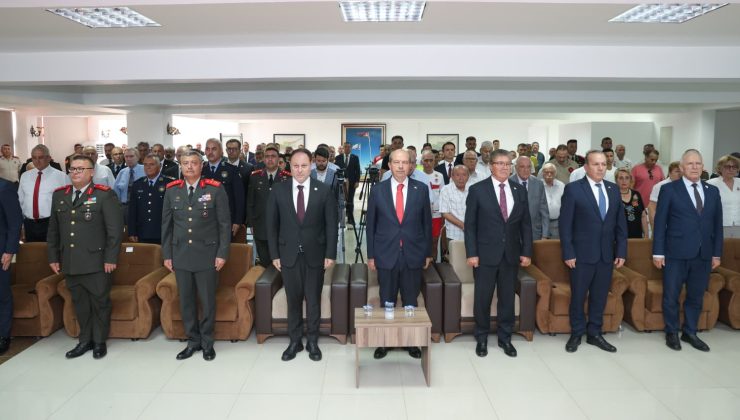 1 Ağustos Toplumsal Direniş Bayramı nedeniyle TMT Mücahitler Derneği’nde tören düzenlendi