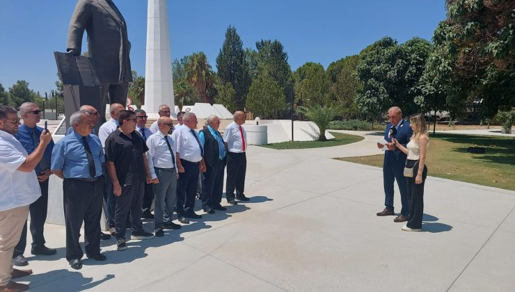 Muharip dernekler TMT Anıtı’ndaki törende “TMT ve EOKA’yı aynı gören zihniyetleri” kınadı