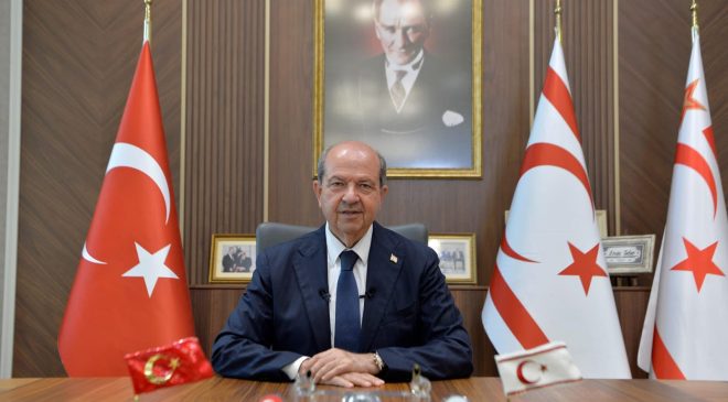Cumhurbaşkanı Tatar: “Çözüme hazırım diyen önce ‘iş birliği’ demeyi öğrenmeli”