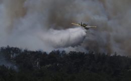 Çanakkale’de çıkan orman yangınına müdahale ediliyor
