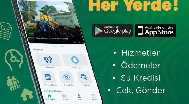Değirmenlik Akıncılar Belediyesi  mobil uygulamayı hayata geçirdi