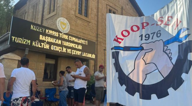 Kooperatif Merkez Bankası iştiraklerindeki grev yedinci gününde devam ediyor
