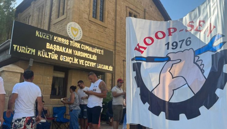 Kooperatif Merkez Bankası iştiraklerindeki grev yedinci gününde devam ediyor