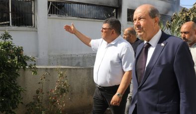 Gümrük ve Rüsumat Dairesi’ne ait ambarda yangın… Berova: “Ambarın üçte birlik kısmı kullanılamaz hale geldi”