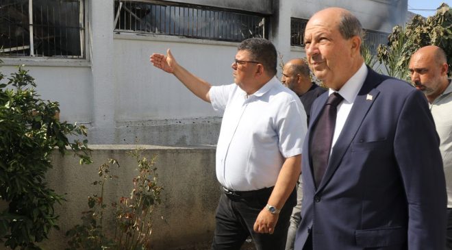Gümrük ve Rüsumat Dairesi’ne ait ambarda yangın… Berova: “Ambarın üçte birlik kısmı kullanılamaz hale geldi”