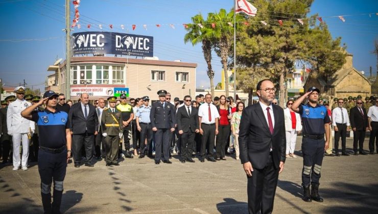 30 Ağustos Zafer Bayramı İskele’de de törenlerle kutlandı