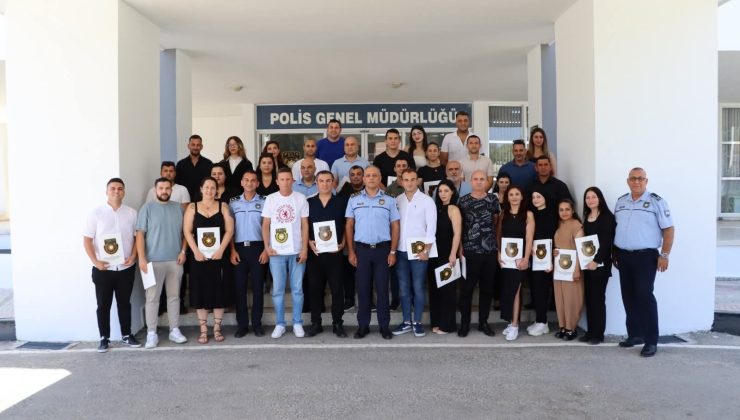 Polis’ten Özel Güvenlik Görevlileri’ne yönelik eğitim