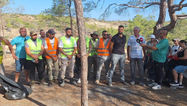 Kalkanlı Piknik Alanı’nda çevre etkinliği düzenlendi
