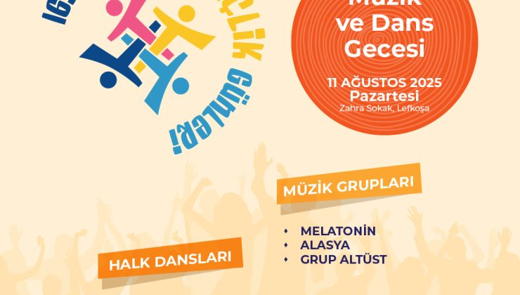 16.Lefkoşa Günleri kapsamında pazartesi akşamı Zahra Sokak’ta müzik ve dans gecesi düzenlenecek