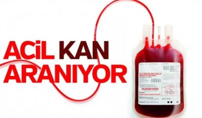 ACİL KAN İHTİYACI !!