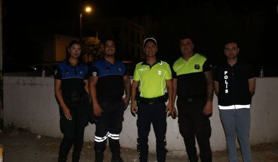 Polis ve zabıta ekipleri el ele