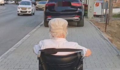 Kaldırıma park ederek geçişe engel olan sürücü rapor edildi