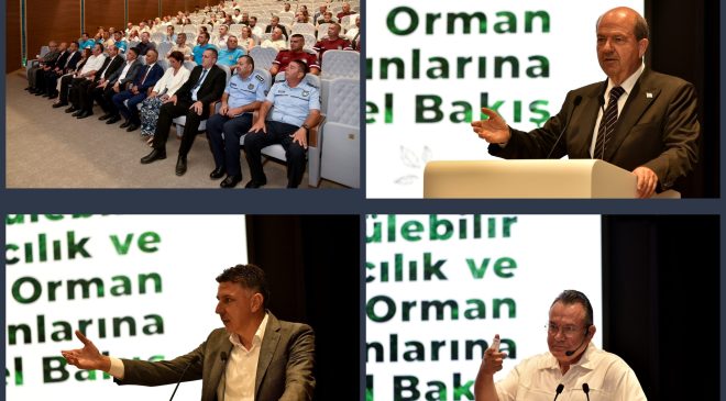 “Ülkemizde Sürdürülebilir Ormancılık ve Orman Yangınlarına Genel Bir Bakış” konferansı yapıldı