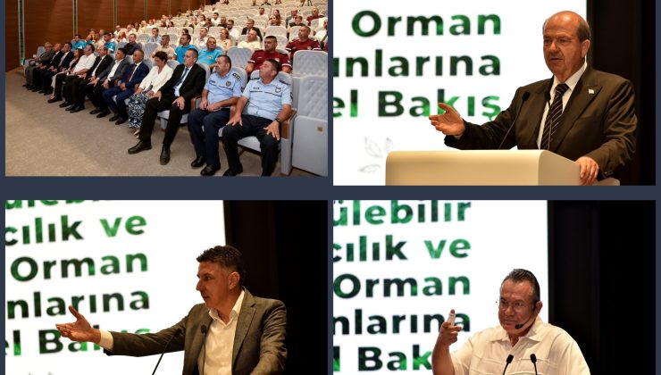 “Ülkemizde Sürdürülebilir Ormancılık ve Orman Yangınlarına Genel Bir Bakış” konferansı yapıldı