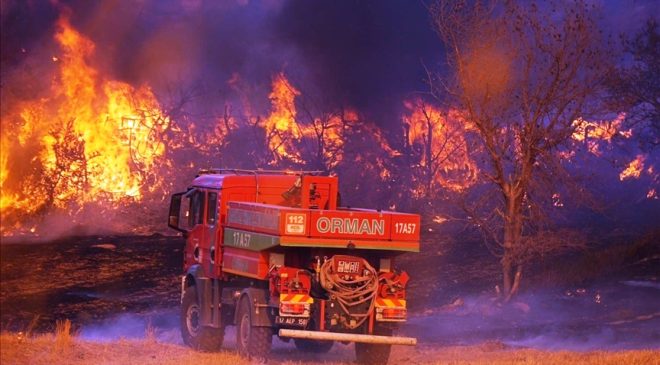 Türkiye yangınlarla mücadeleye devam ediyor…