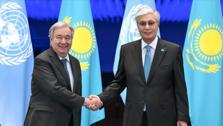 BM Genel Sekreteri Guterres’ten, Kazakistan’da kurulan BM Orta Asya ve Afganistan Merkezi’ne ziyaret