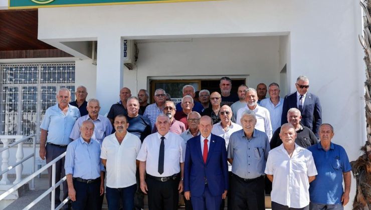 Cumhurbaşkanı Tatar, KKTC Emekli Polisler Derneği’ni ziyaret etti