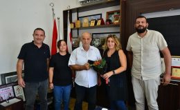 Denizli Spor Kulübü, Lefke Belediyesi’ni ziyaret etti