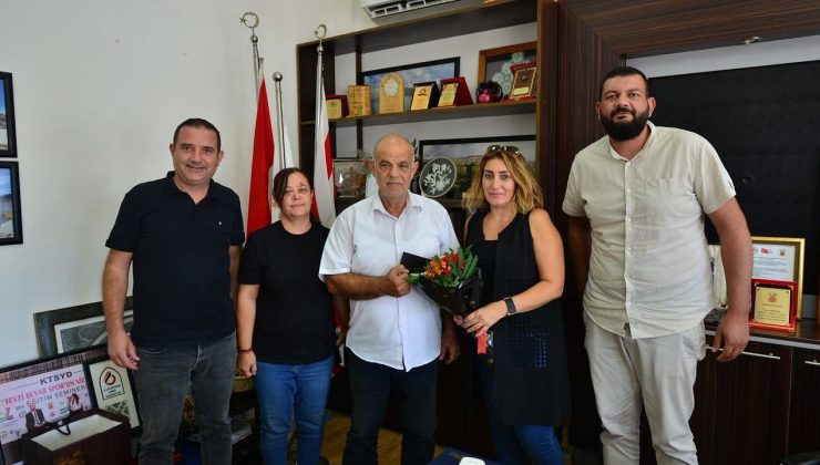 Denizli Spor Kulübü, Lefke Belediyesi’ni ziyaret etti