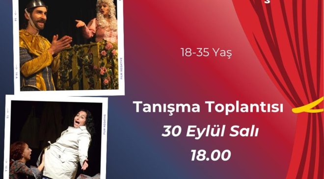 Baraka tiyatro ekibi, 18-35 yaş arası genç yetişkinlerden oluşacak yeni bir ekip kuracak