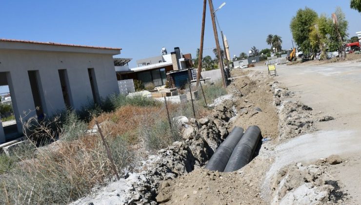 Mesarya Belediyesi altyapı çalışmalarına devam ediyor