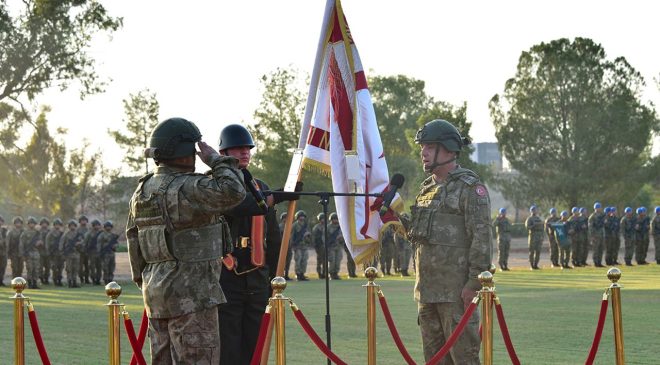 1’inci Piyade Alay Komutanlığı’nda devir teslim töreni yapıldı