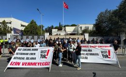 Elçilik önünde ‘başörtü’ eylemi