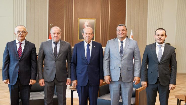 Tatar, Kıbrıs Bilişim ve Teknoloji Derneği’ni kabul etti
