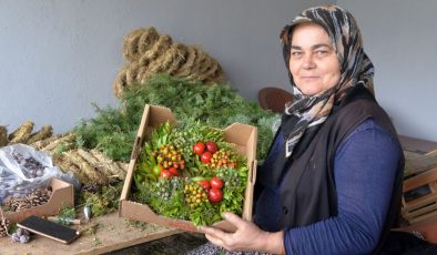 Köylü kadınlardan Avrupa’ya 1 milyon Noel çelengi
