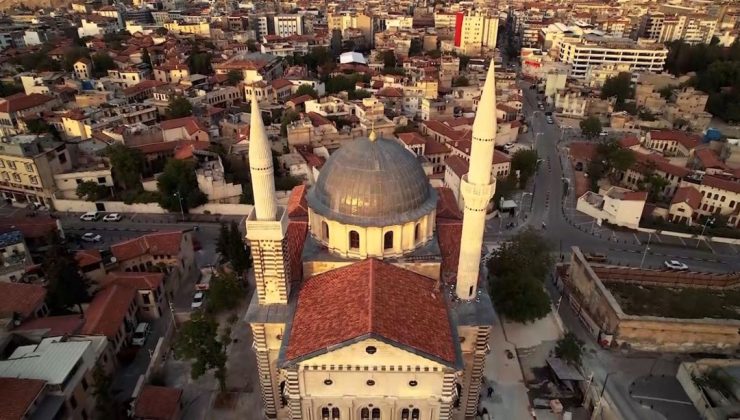 Gaziantep’teki tarihi Kurtuluş Camii ihtişamıyla hayran bırakıyor