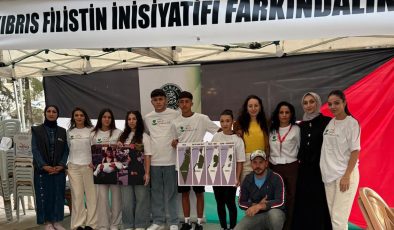 Kıbrıs Vakıflar İdaresi’nden Filistin Dayanışma Çadırına destek