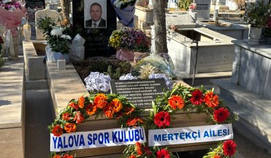 Eski Milletvekili  ve eski Yalova Spor Külübü Başkanı Tahsin Mertekçi ölümünün 8. yılında mezarı başında anıldı