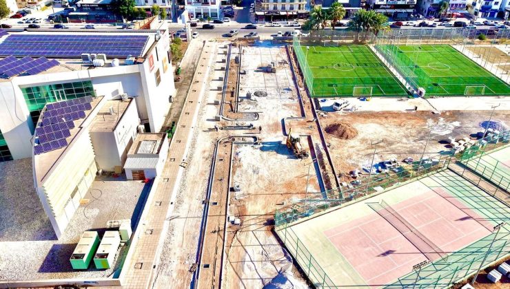 Gazimağusa Belediyesi’nden, Salamis Yolu’na 500 araçlık park yeri