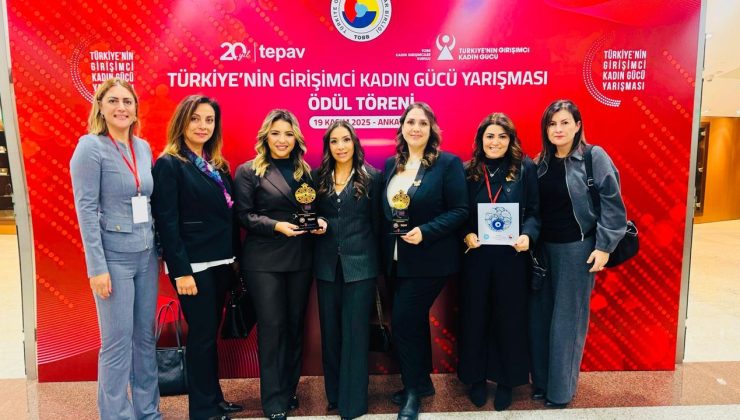 Türkiye’nin Girişimci Kadın Gücü Yarışması’nda KKTC’den üç iş kadınına ödül