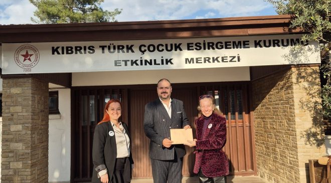 Kıbrıs Türk Anne ve Çocuk Sağlığı Derneği’nden Çocuk Esirgeme Kurumu’na destek