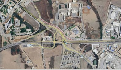 Haspolat’ta yol çalışması…