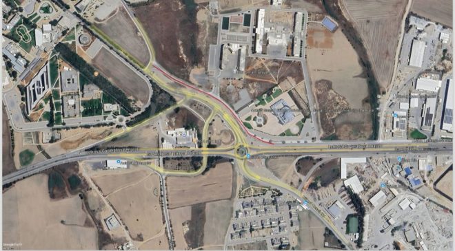 Haspolat’ta yol çalışması…